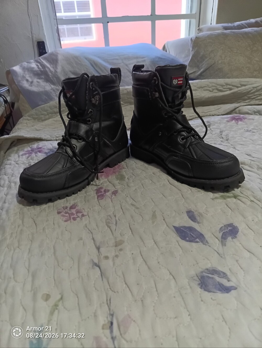 Phat Farm Black Women's Combat Moto Boots